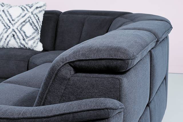 Turano Midnight 10 Pc Dual Power Reclining Sectional Living Room - Thumbnail - Image 9