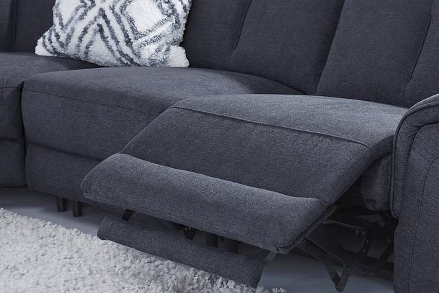 Turano Midnight 10 Pc Dual Power Reclining Sectional Living Room - Thumbnail - Image 10