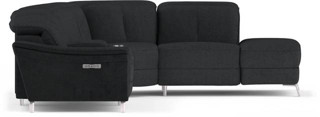 Turano Midnight 6 Pc Dual Power Reclining Sectional - Thumbnail - Image 5