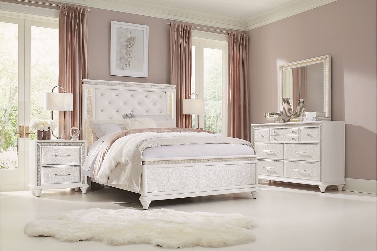 Belmar 7 Pc White Colors,White Twin Bedroom Set - Rooms To Go