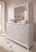 Vegas White 7 Pc Queen Panel Bedroom