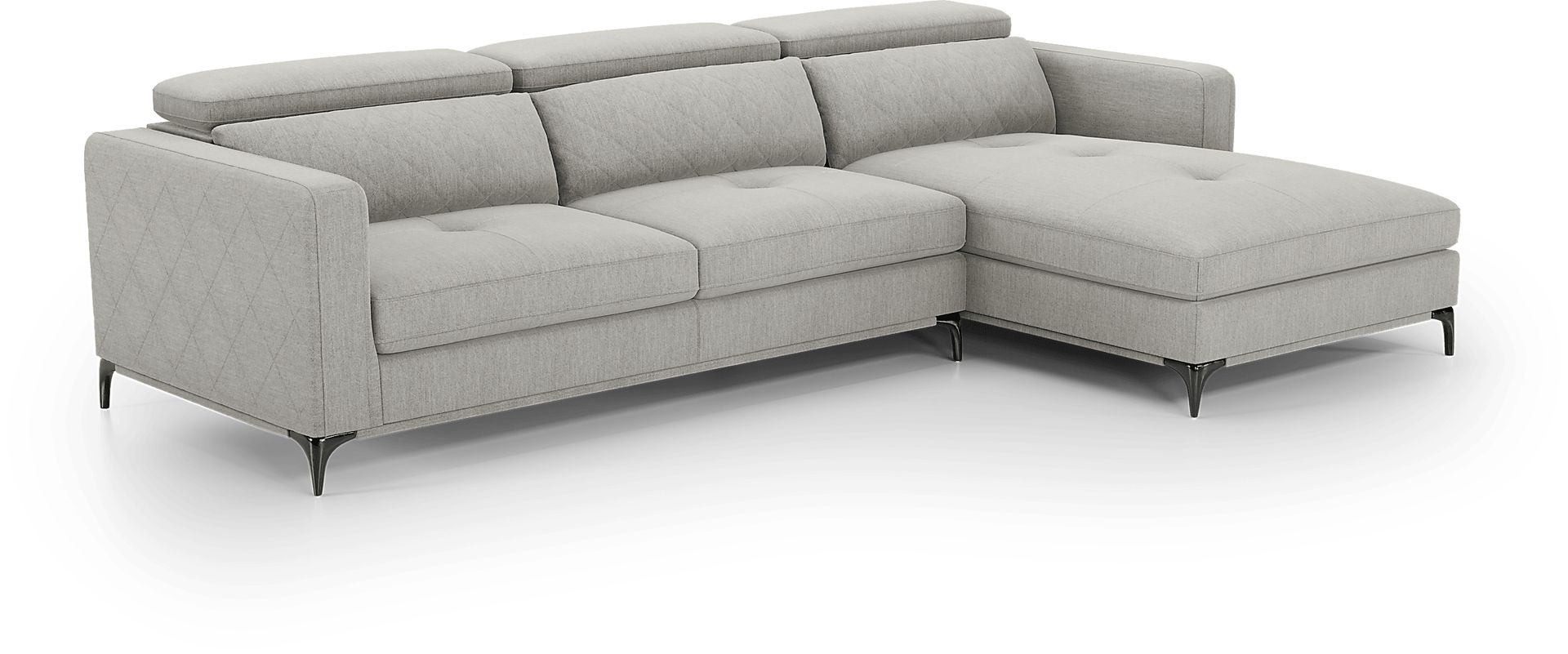 Via Sorrento Dove 2 Pc Sectional - Image 3