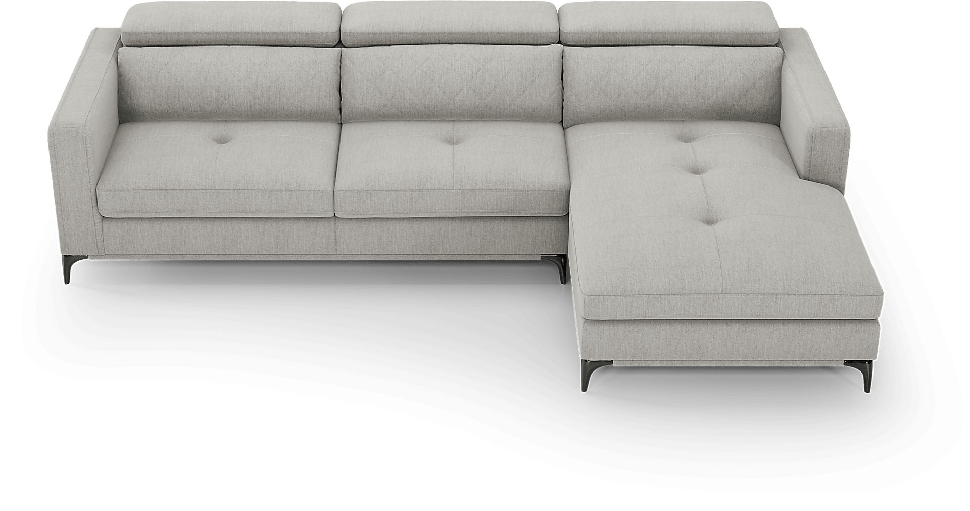 Via Sorrento Dove 2 Pc Sectional - Image 4