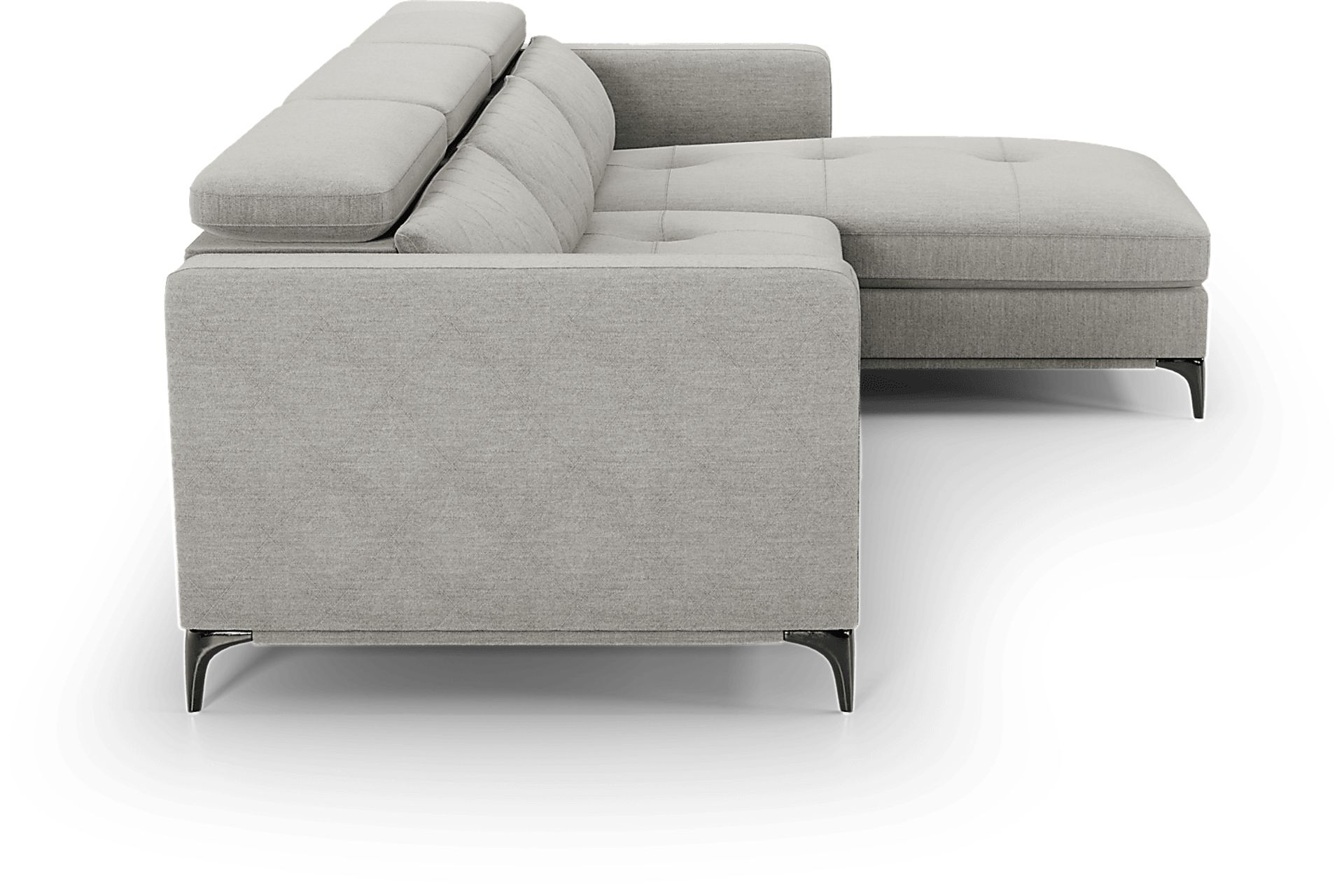 Via Sorrento Dove 2 Pc Sectional - Image 5