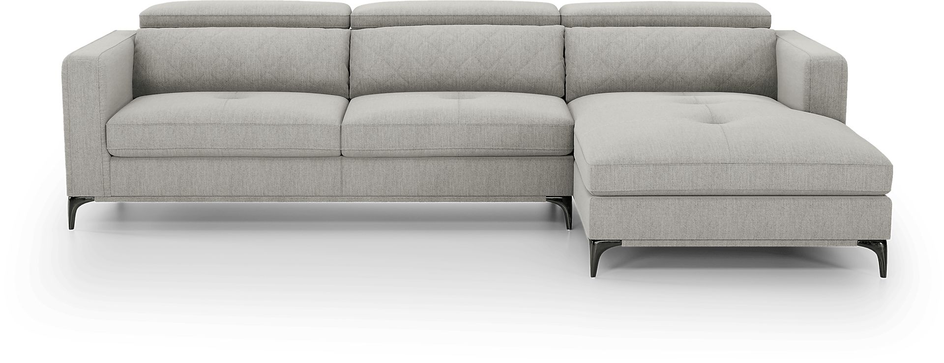 Via Sorrento Dove 2 Pc Sectional - Image 1
