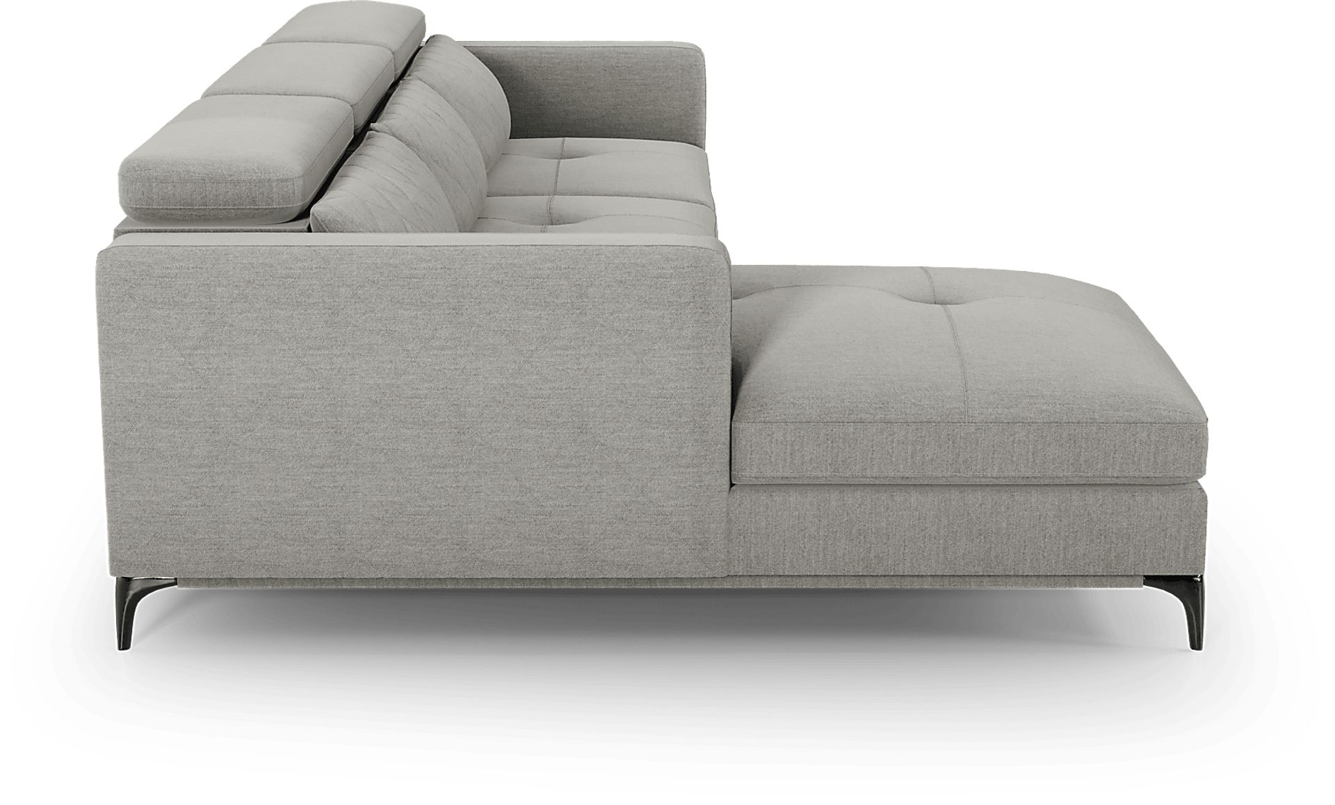 Via Sorrento Dove 3 Pc Sectional Living Room - Image 5