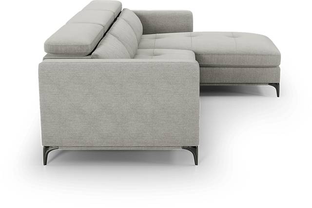 Via Sorrento Dove 3 Pc Sectional Living Room - Thumbnail - Image 5
