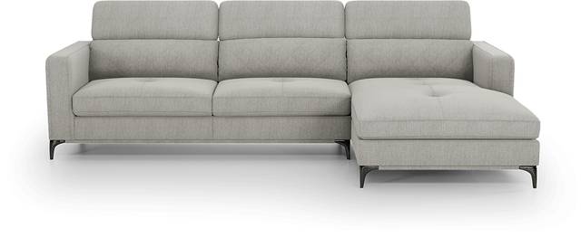 Via Sorrento Dove 3 Pc Sectional Living Room - Thumbnail - Image 6