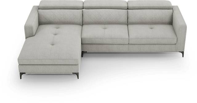 Via Sorrento Dove 3 Pc Sectional Living Room - Thumbnail - Image 4