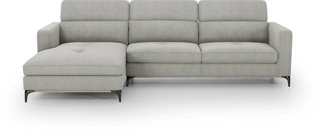 Via Sorrento Dove 3 Pc Sectional Living Room - Thumbnail - Image 6