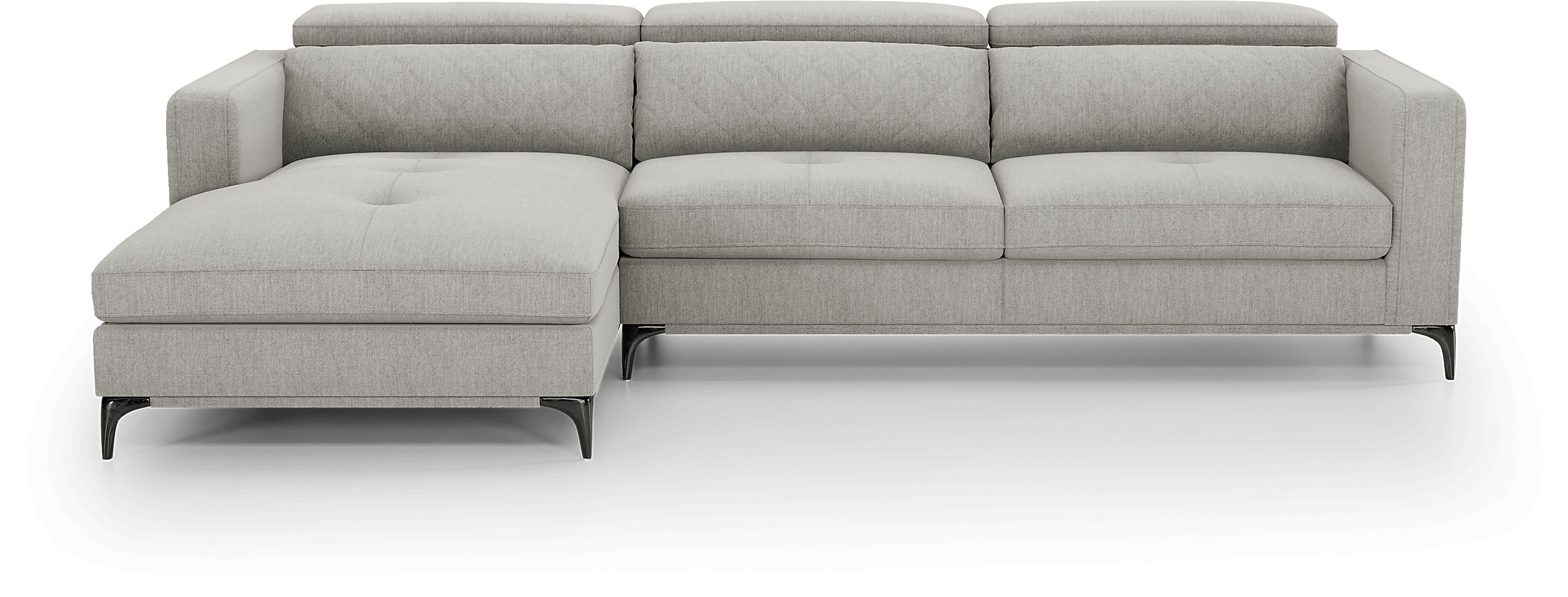 2 pc left arm chaise sectional