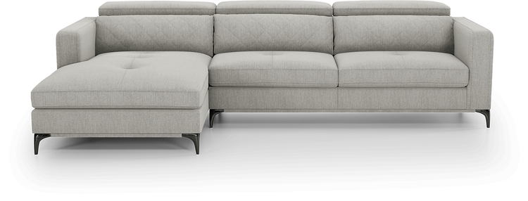 2 pc left arm chaise sectional