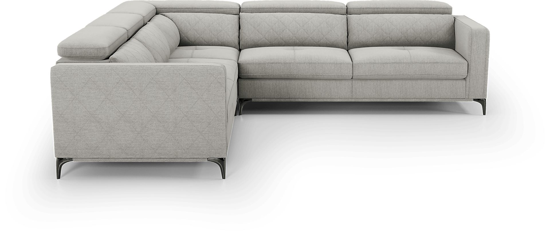 Via Sorrento Dove 3 Pc Sectional - Image 5