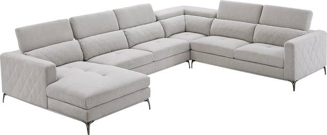 Via Sorrento Dove 4 Pc Sectional - Thumbnail - Image 3