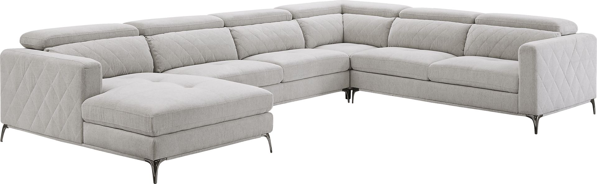Via Sorrento Dove 4 Pc Sectional - Image 1
