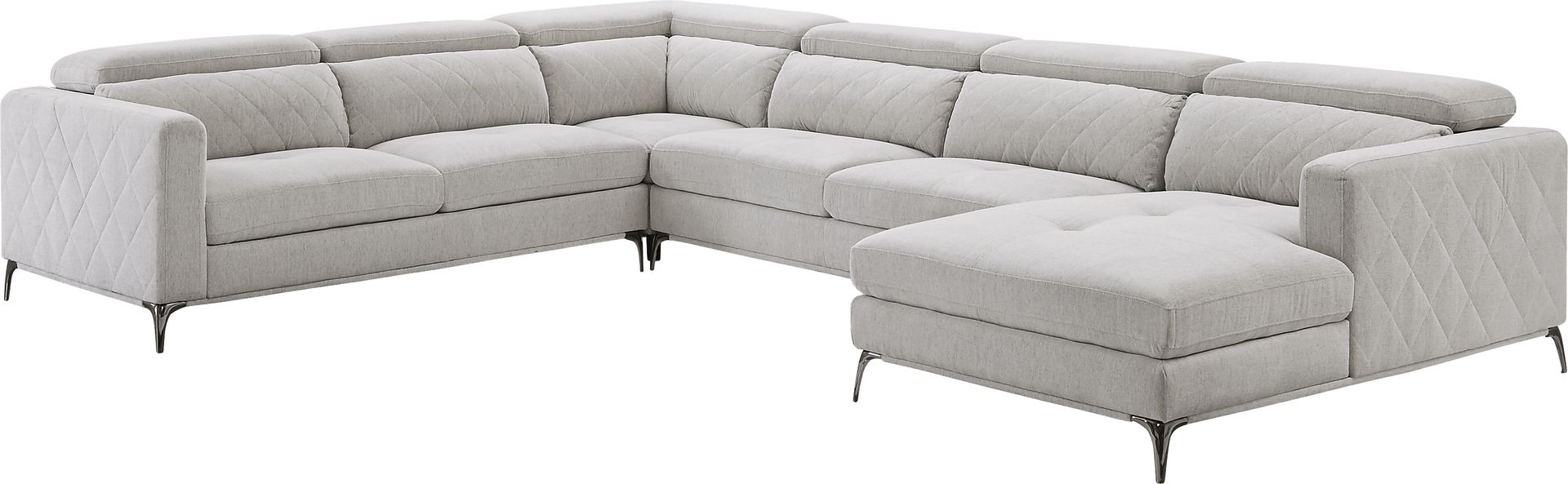 Via Sorrento Dove 4 Pc Sectional - Image 1