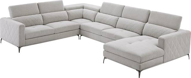 Via Sorrento Dove 4 Pc Sectional - Thumbnail - Image 3