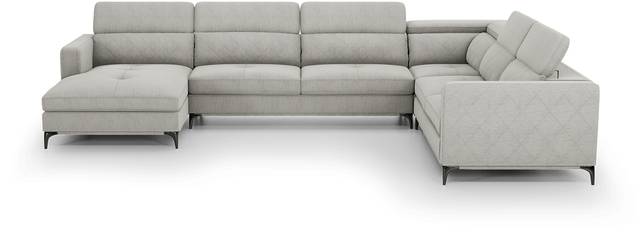 Via Sorrento Dove 7 Pc Sectional Living Room - Thumbnail - Image 5