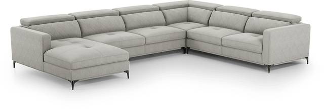 Via Sorrento Dove 4 Pc Sectional - Thumbnail - Image 1