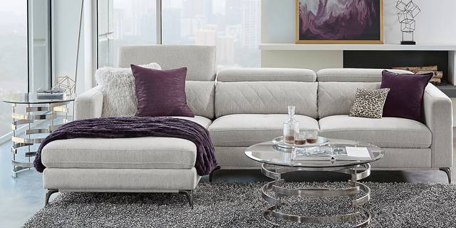 Via Sorrento Dove 5 Pc Sectional Living Room - Thumbnail - Image 1