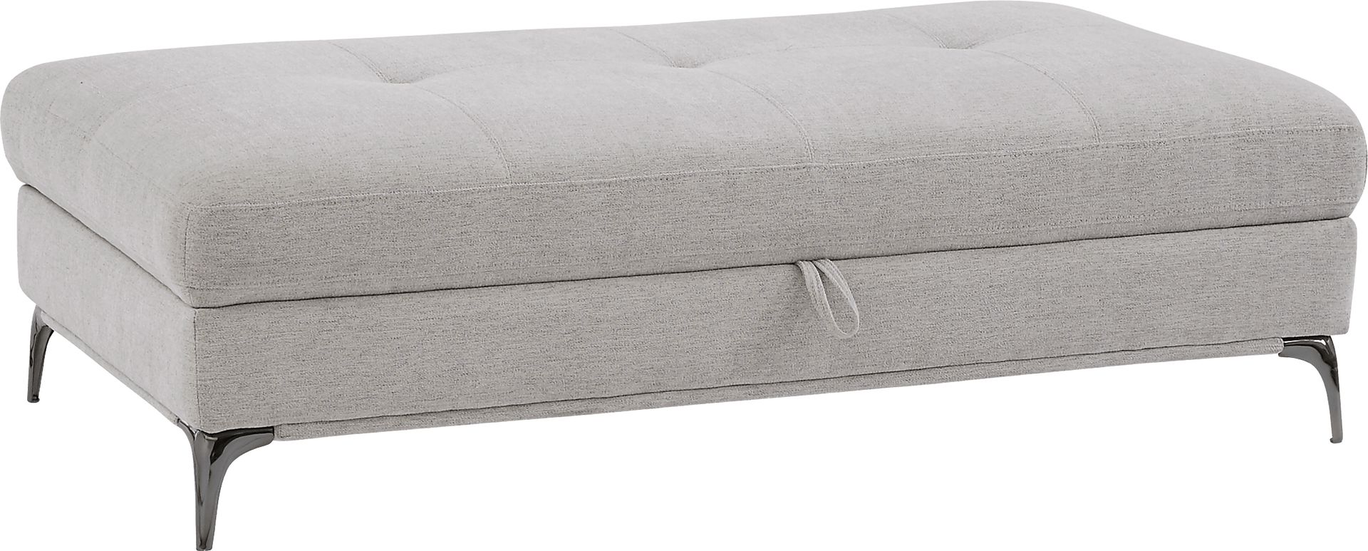 Via Sorrento Dove Storage Ottoman - Image 1