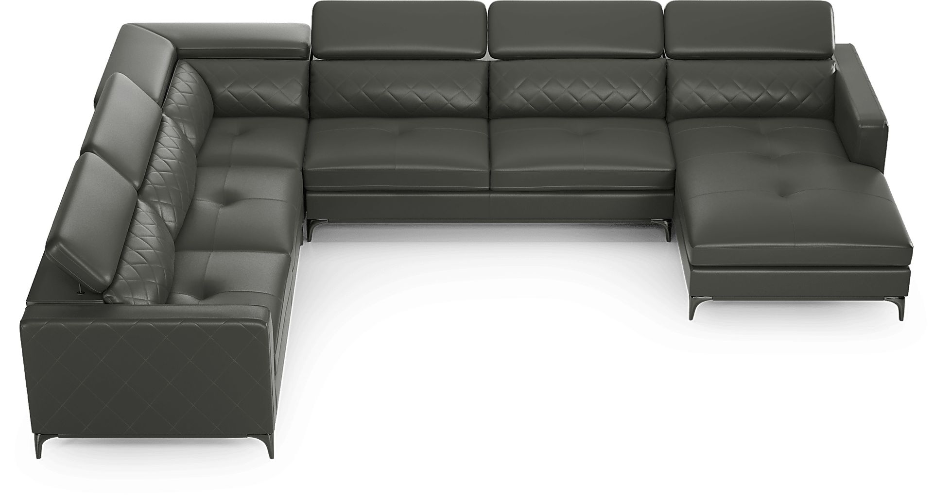 Via Sorrento Granite 5 Pc Sectional Living Room - Image 9