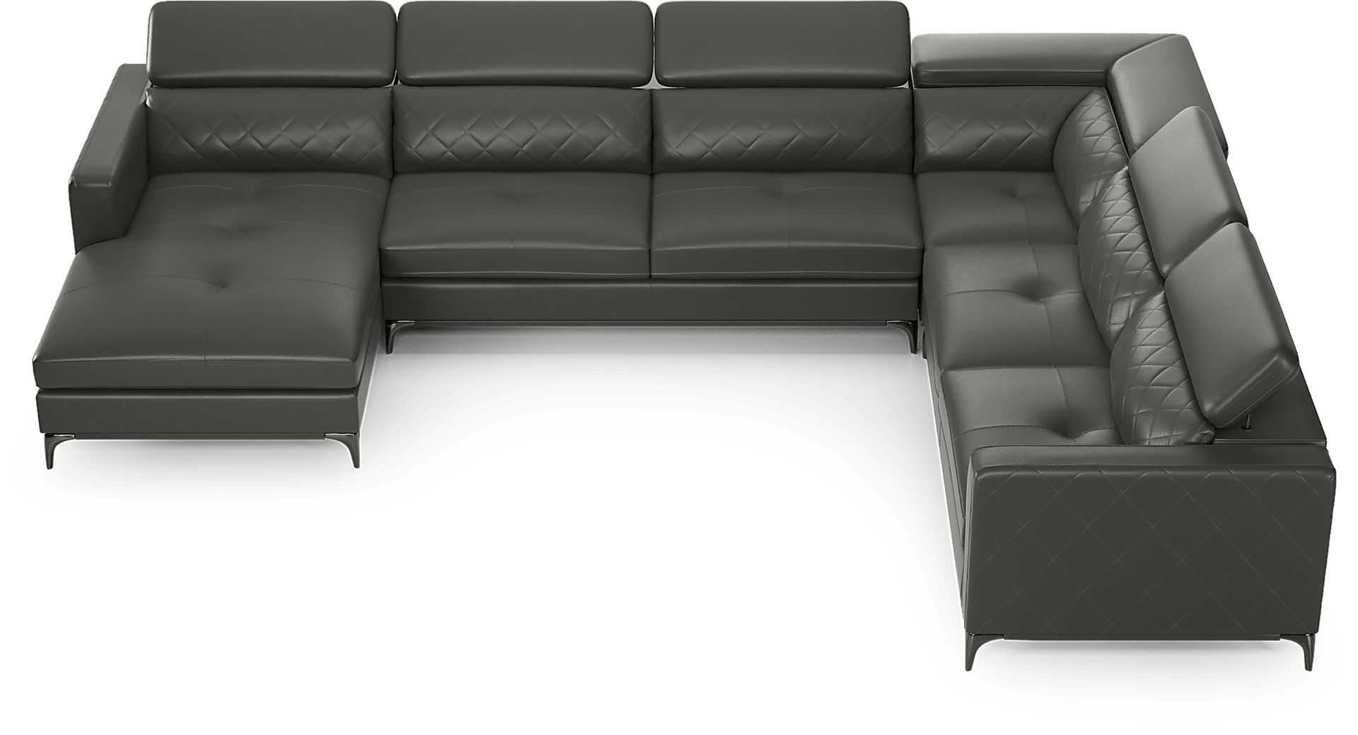 Via Sorrento Granite 5 Pc Sectional Living Room - Image 9