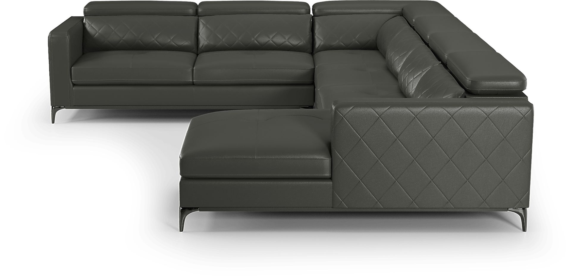 Via Sorrento Granite 7 Pc Sectional Living Room - Image 4