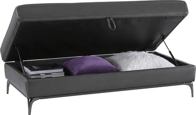 Via Sorrento Granite Storage Ottoman - Thumbnail - Image 2