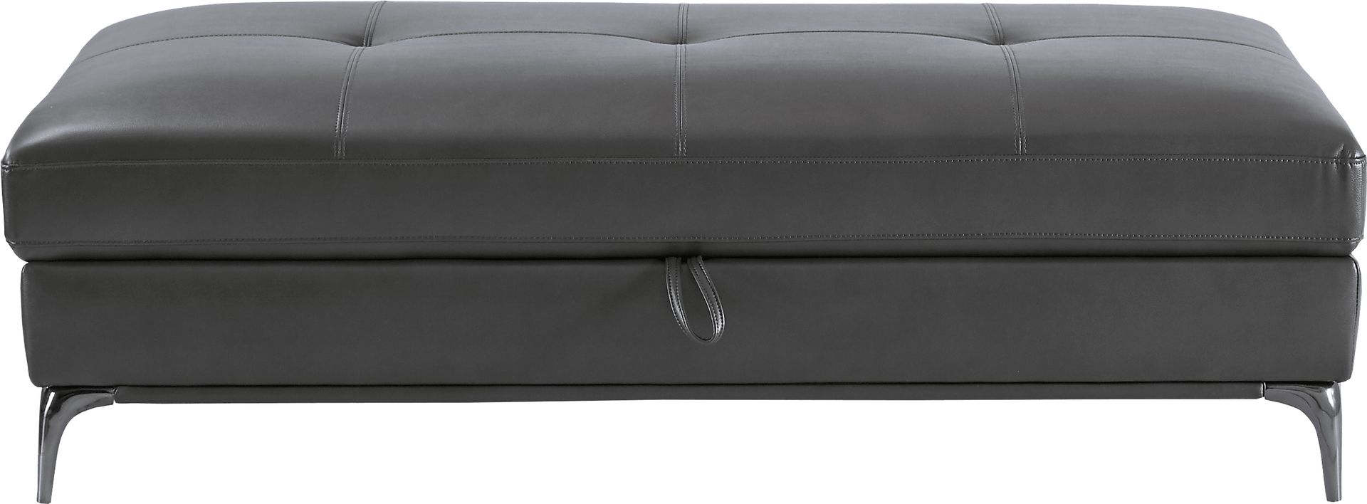 Via Sorrento Granite Storage Ottoman - Image 3