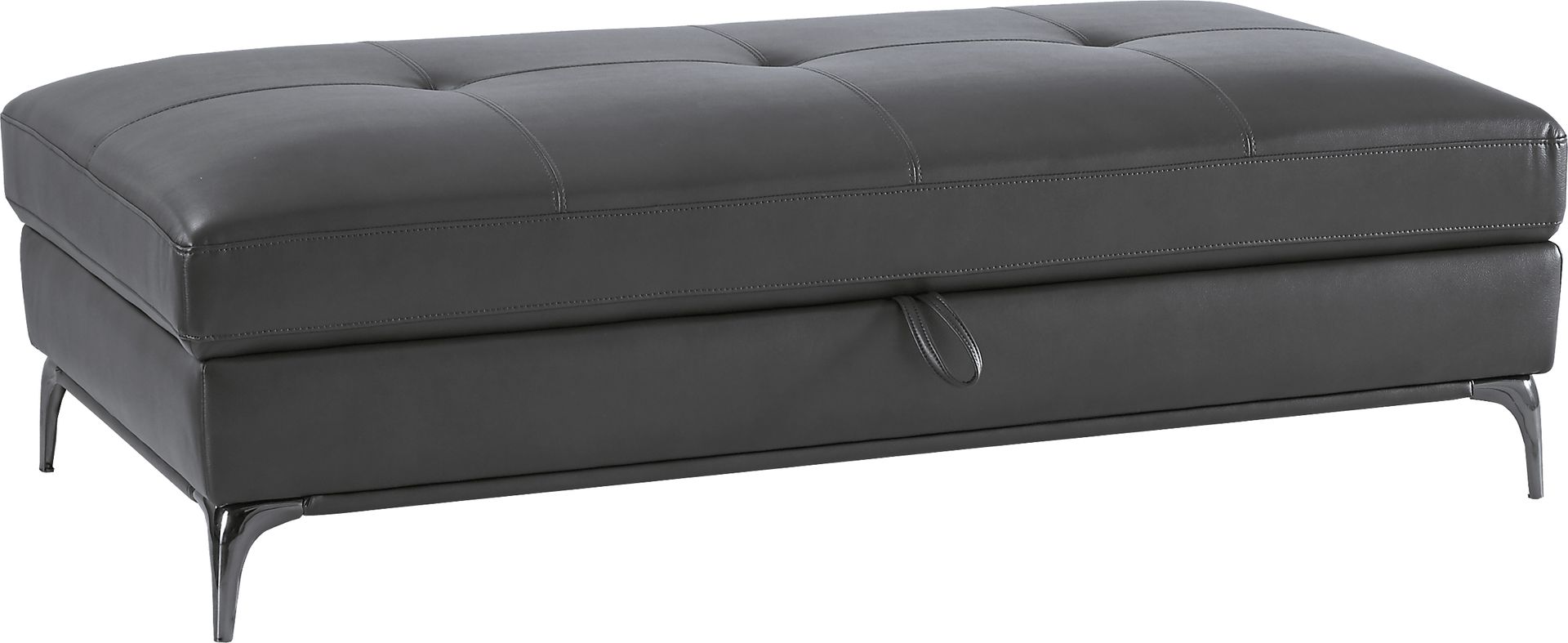 Via Sorrento Granite Storage Ottoman - Image 1