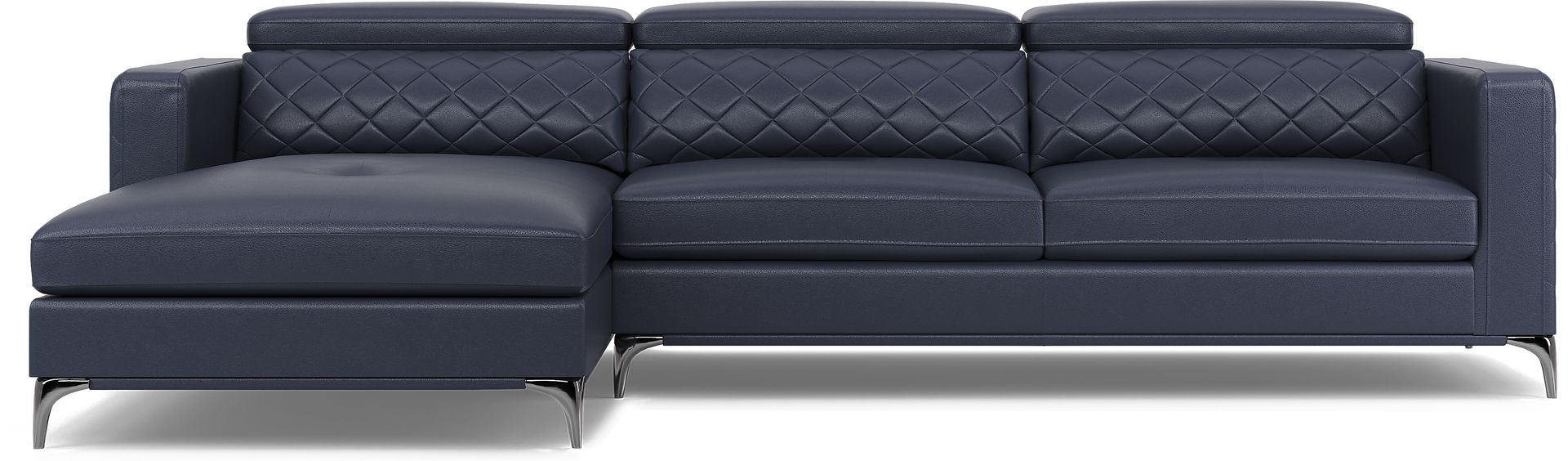 Via Sorrento Navy 2 Pc Sectional - Image 3