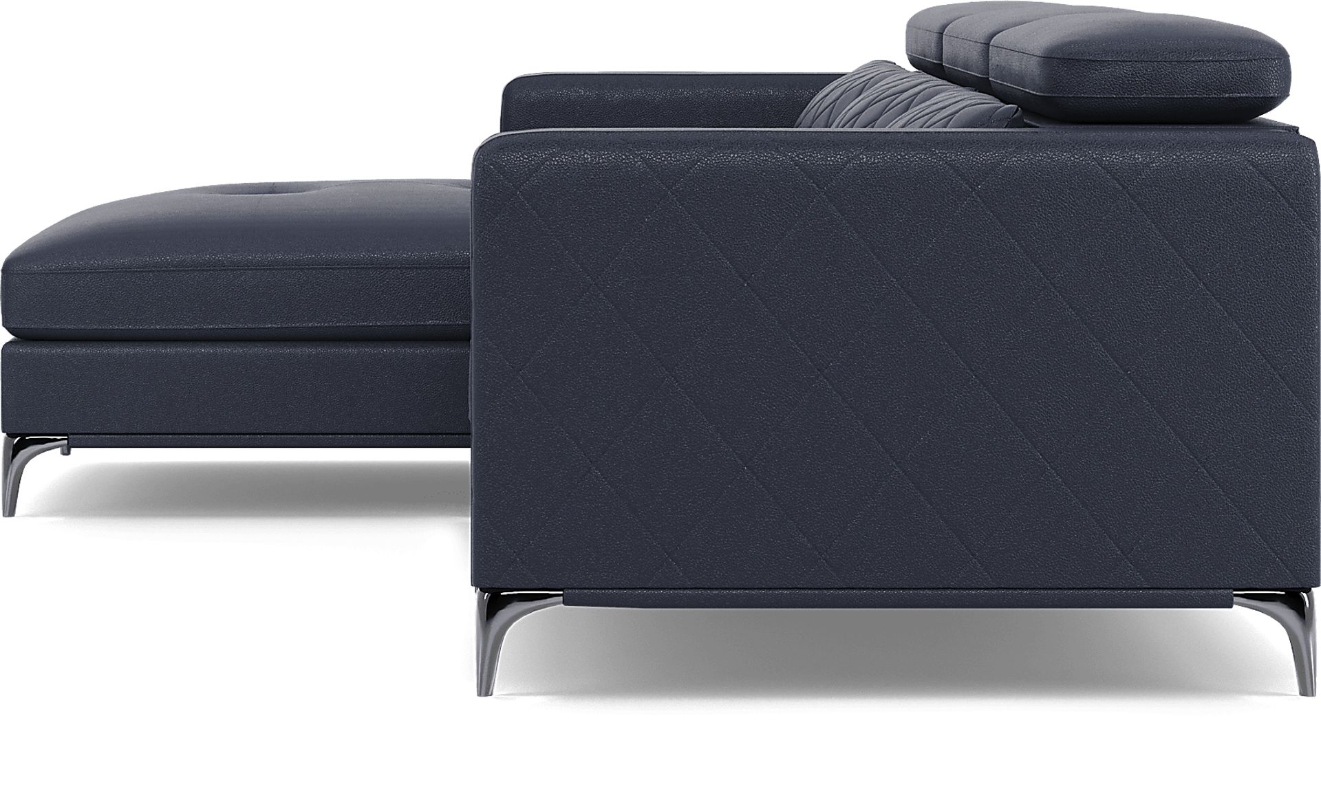 Via Sorrento Navy 2 Pc Sectional - Image 4