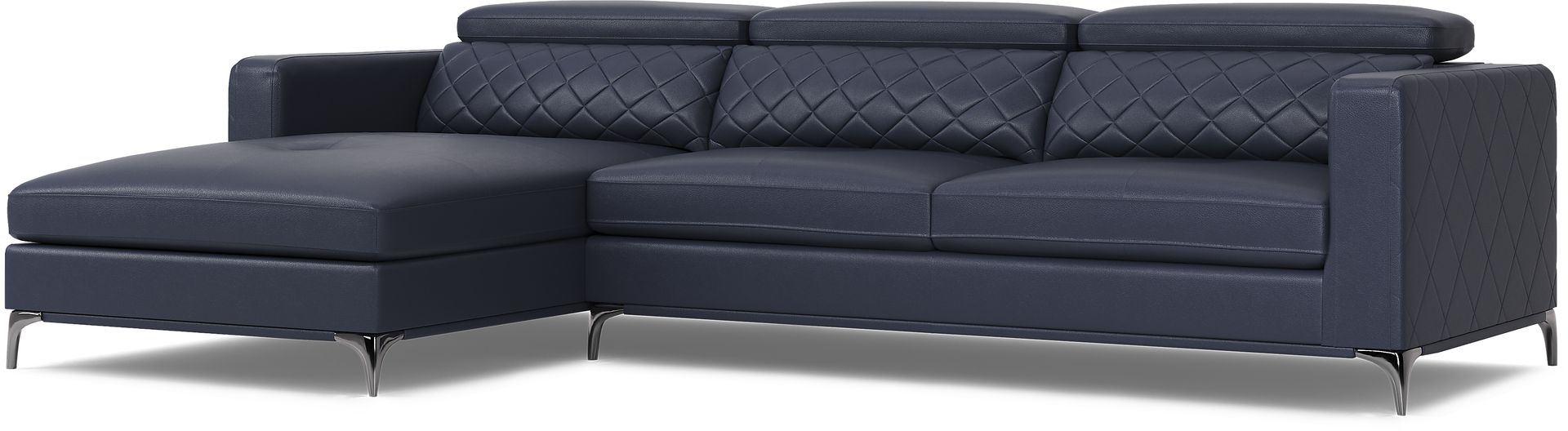 Via Sorrento Navy 2 Pc Sectional - Image 1