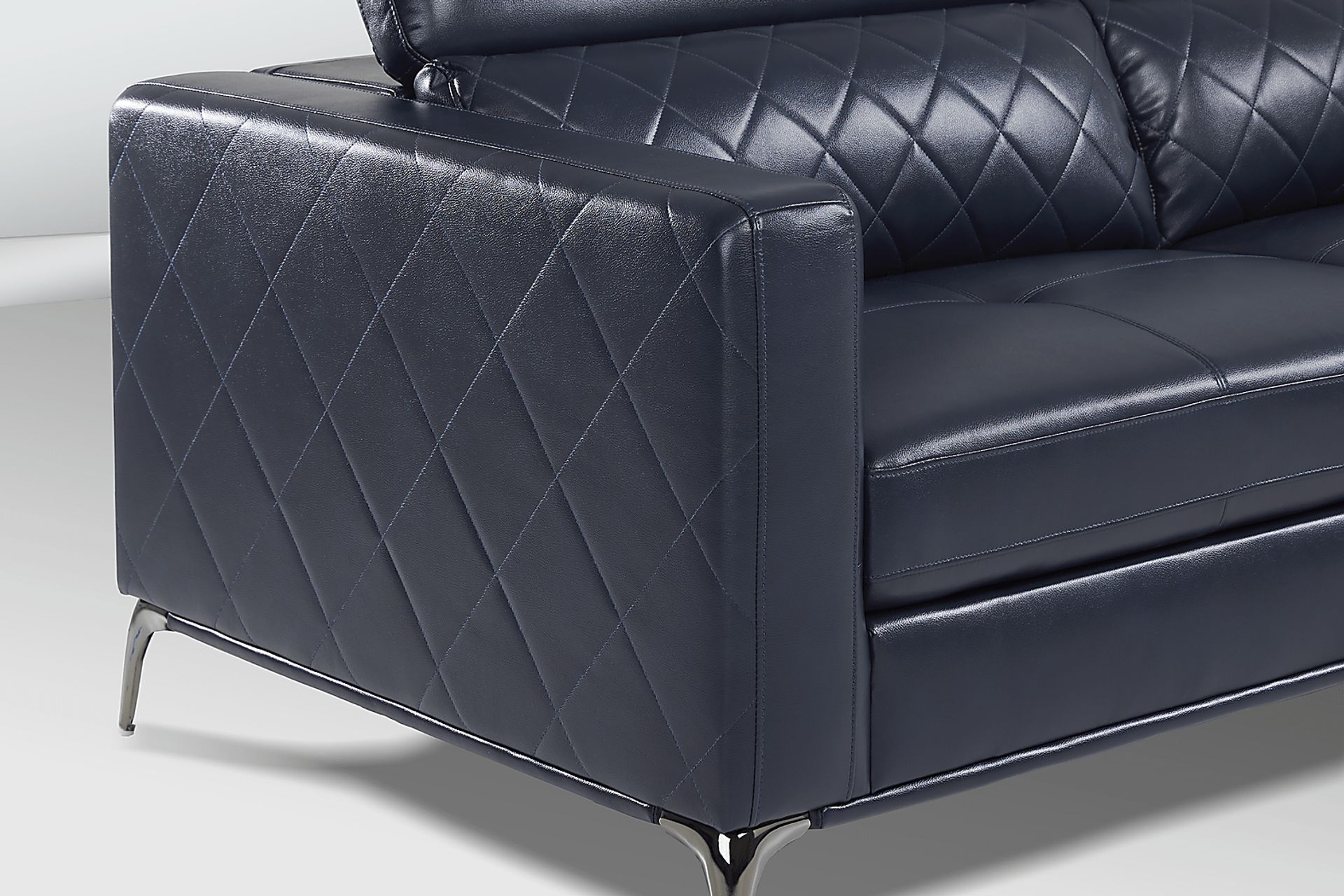 Via Sorrento Navy 4 Pc Sectional - Image 10