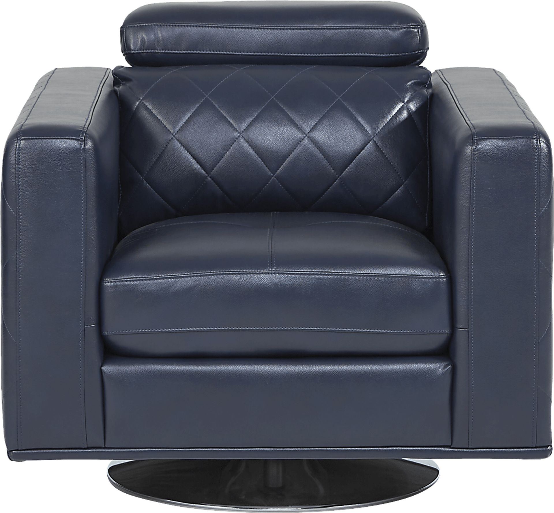 Via Sorrento Navy Swivel Chair - Image 2