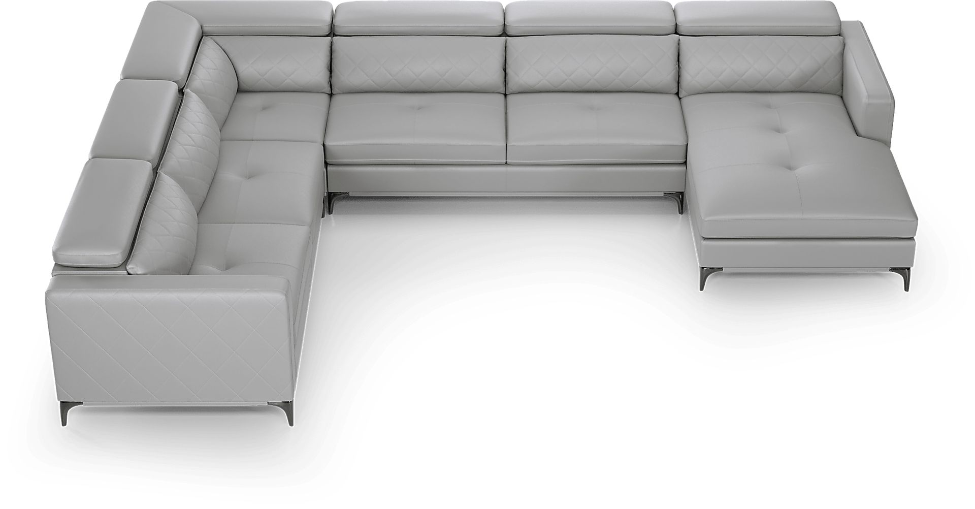 Via Sorrento Platinum 4 Pc Sectional - Image 4