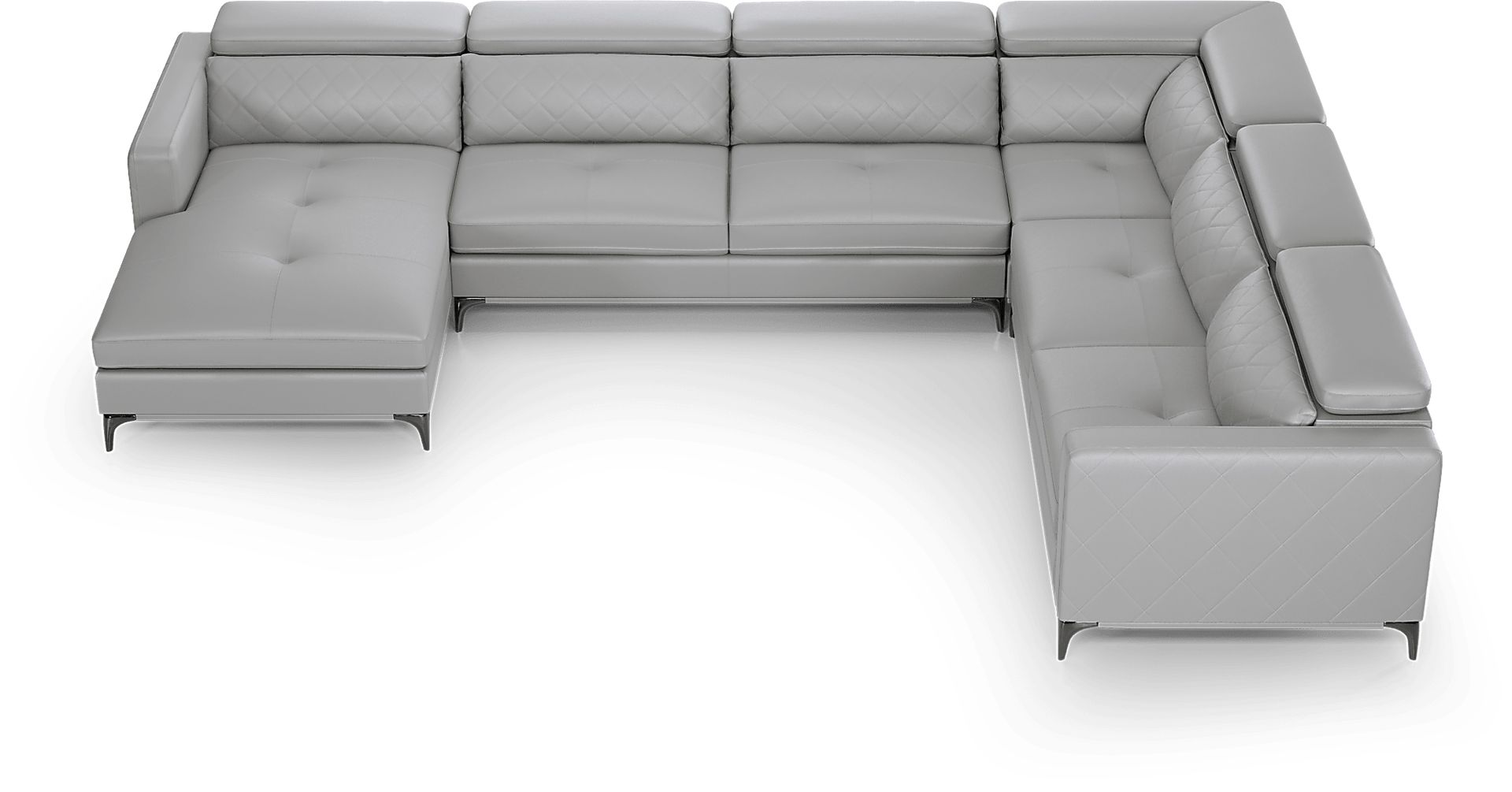 Via Sorrento Platinum 4 Pc Sectional - Image 4