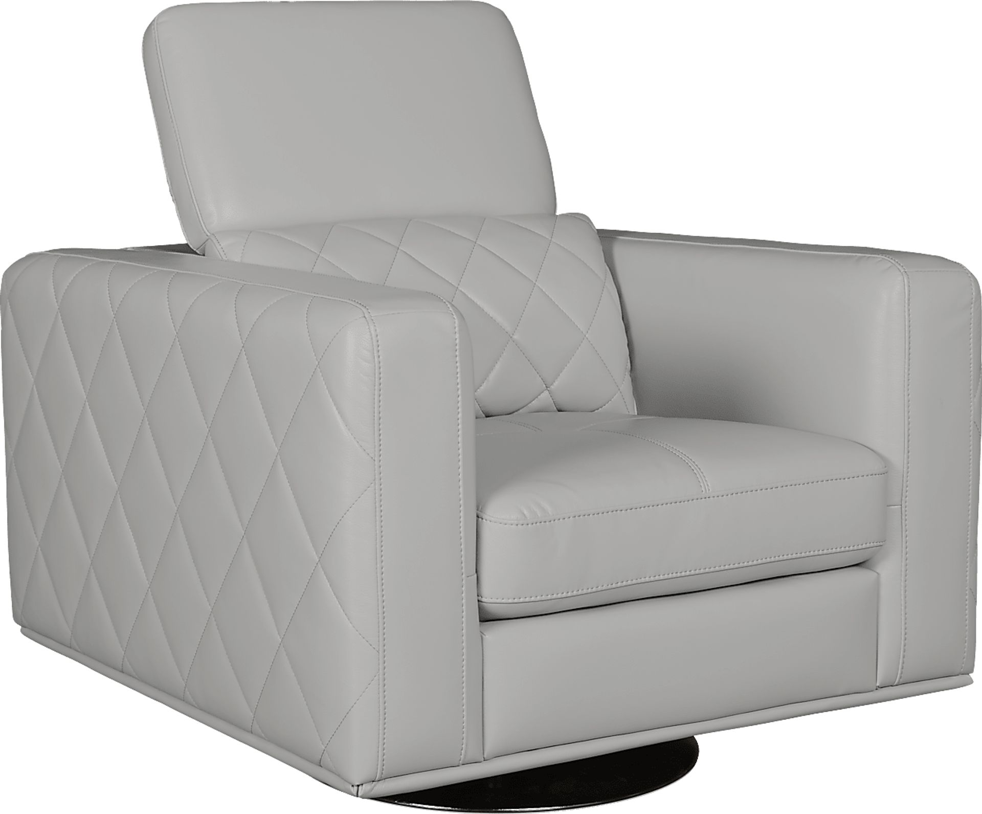 Via Sorrento Platinum Swivel Chair - Image 1