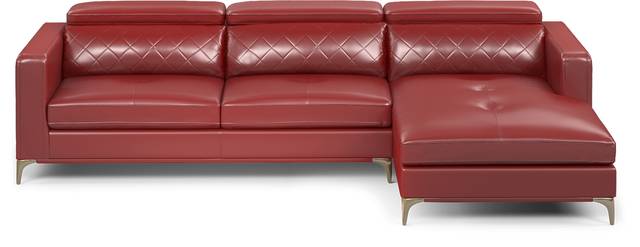 Via Sorrento Red 2 Pc Sectional - Thumbnail - Image 3