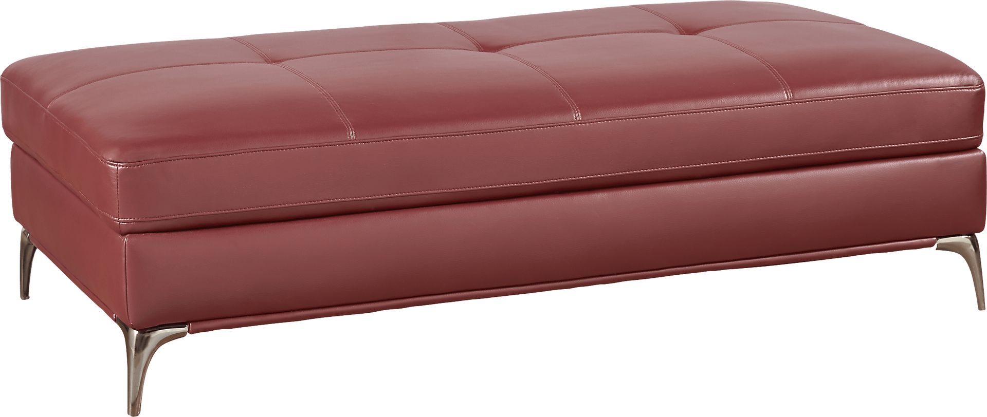 Via Sorrento Red 3 Pc Sectional Living Room - Image 6