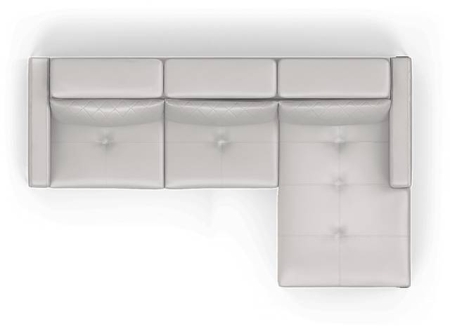 Via Sorrento White 2 Pc Sectional - Thumbnail - Image 4