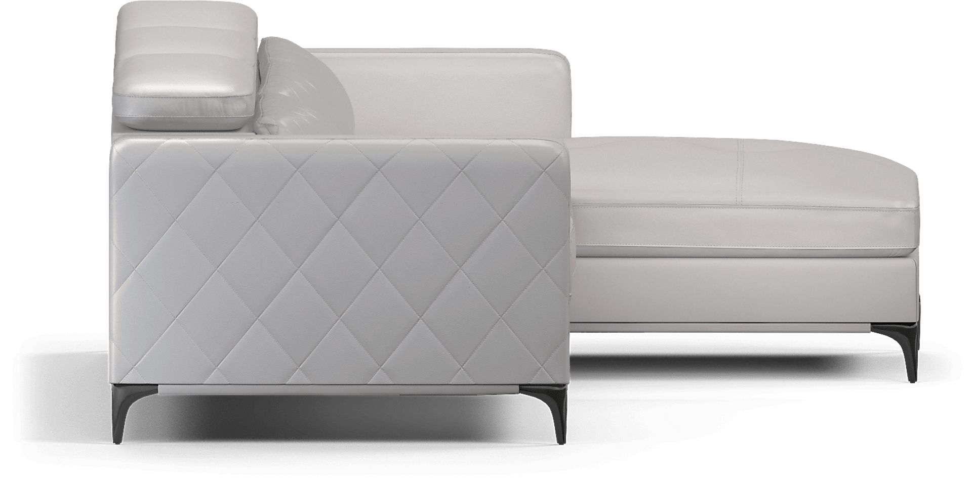 Via Sorrento White 2 Pc Sectional - Image 5