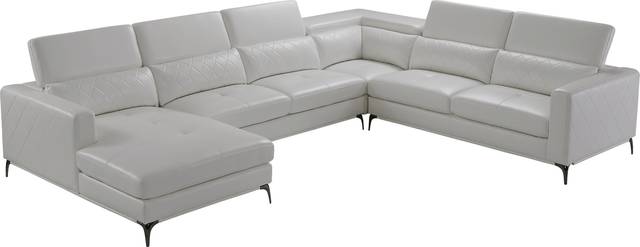 Via Sorrento White 4 Pc Sectional - Thumbnail - Image 3
