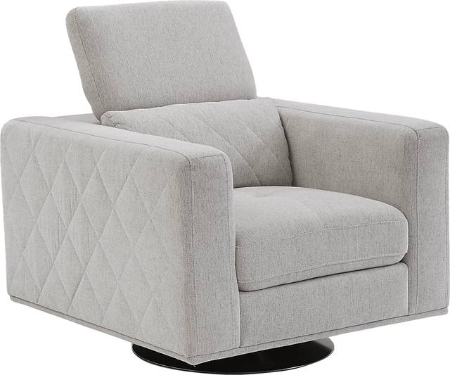 Sorrento Dove Swivel Chair - Thumbnail - Image 2