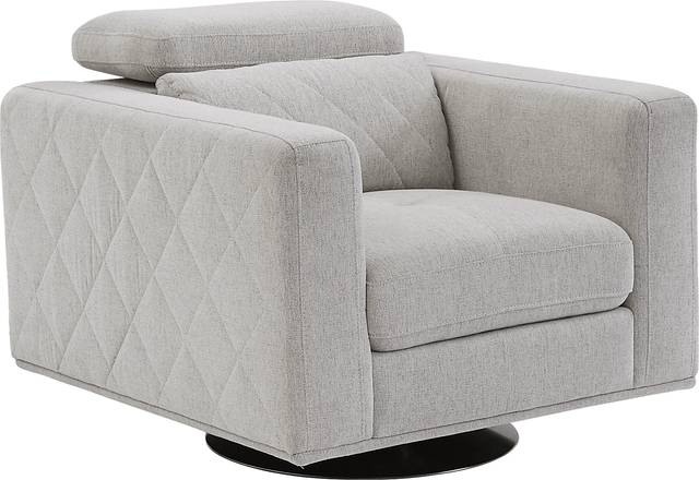 Sorrento Dove Swivel Chair - Thumbnail - Image 1