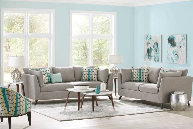 West Loft Dove 8 Pc Living Room - Thumbnail - Image 1