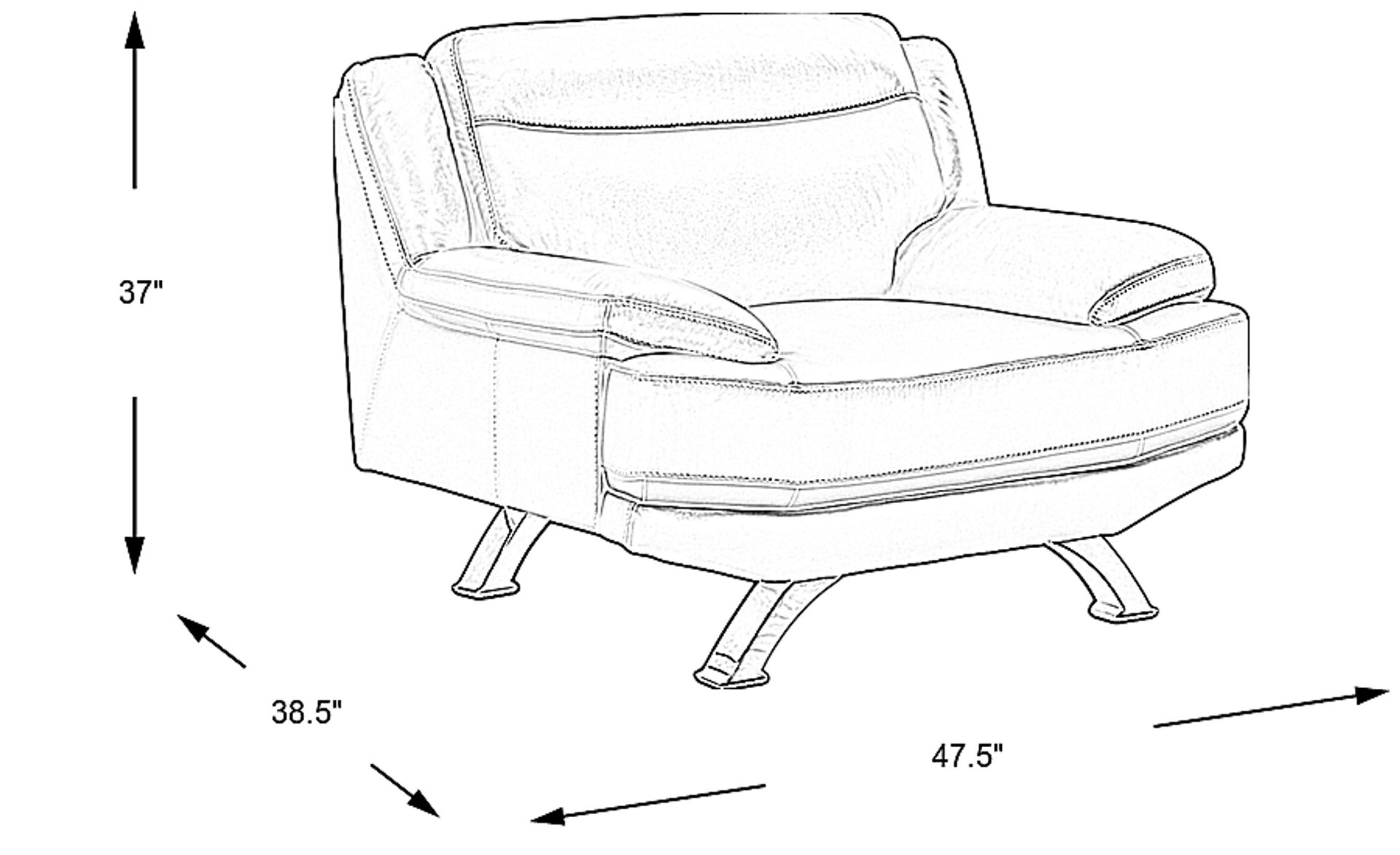 Dimension Image. Please refer to the Dimension Tab on this page for dimension details.