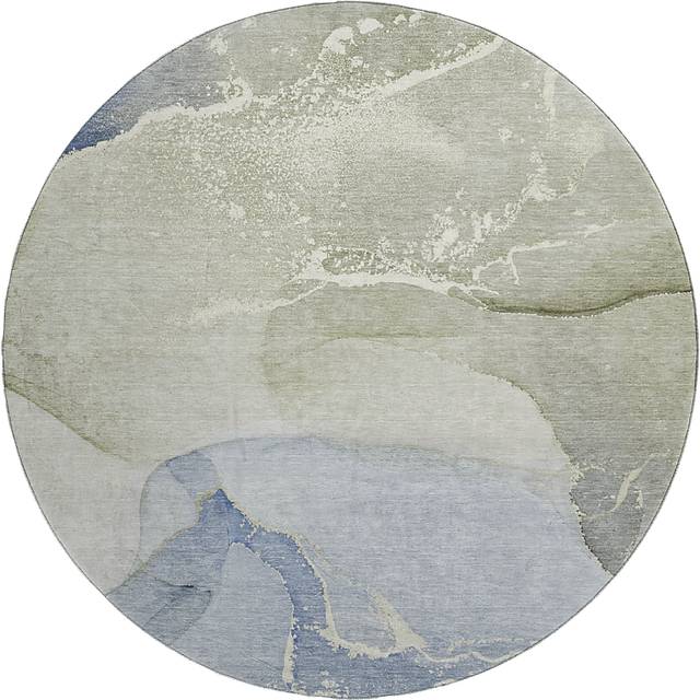 Softy La Seneca Sky 8' Round Rug - Thumbnail - Image 1