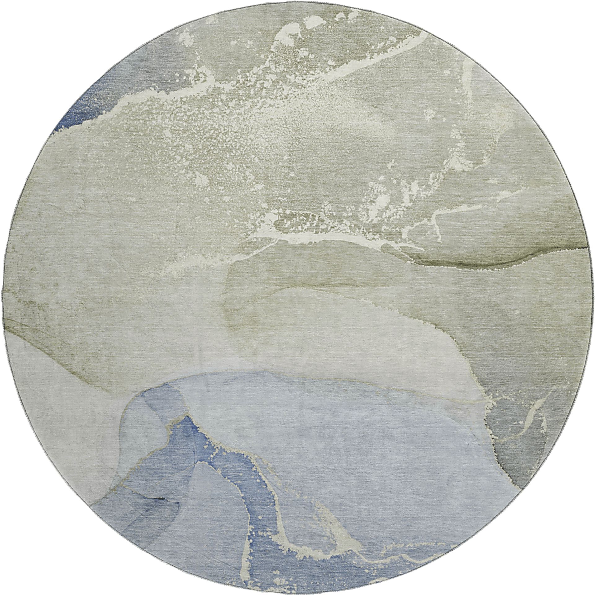 Softy La Seneca Sky 8' Round Rug - Image 1